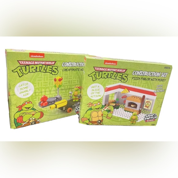 2X~NICKELODEON~CONSTRUCTION SET~TEENACE MUTANT NINJA~193 Pieces (#8839) - Picture 2 of 8